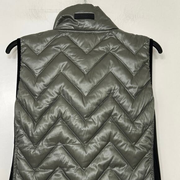 Calvin Klein Performance Gray Quilted Down Puffer Vest Large Outdoor Active - Picture 8 of 15